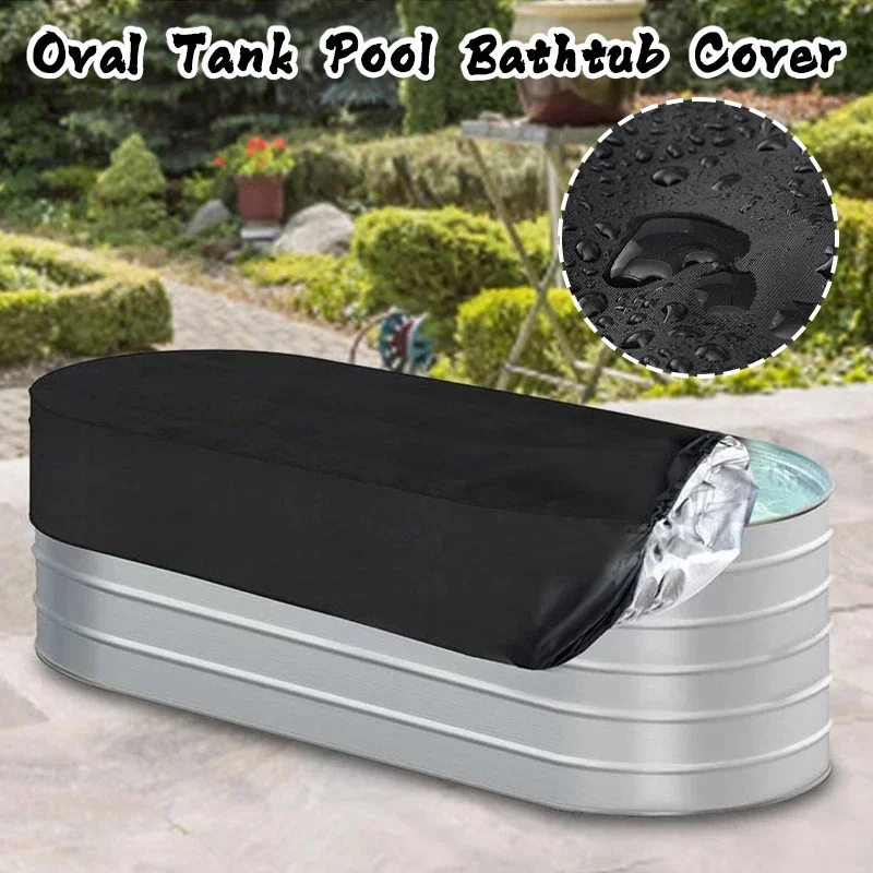 Pool Cover Waterproof - Swimming Pool Cover Outdoor Oval Stock