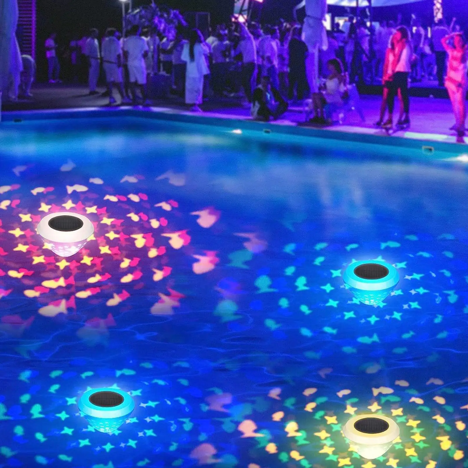 Floating Lights Waterproof Col - огляд і ціна Pool Light Solar Rechargeable