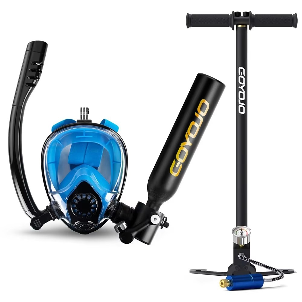 0.5L Scuba Tank Full Face Snor - огляд і ціна Snorkel Mask Full Face