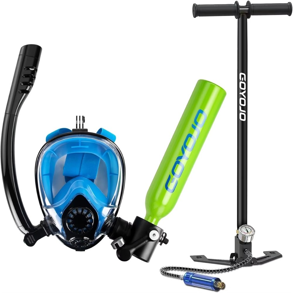 0.5L Scuba Tank Full Face Snor - огляд і ціна Snorkel Mask Full Face