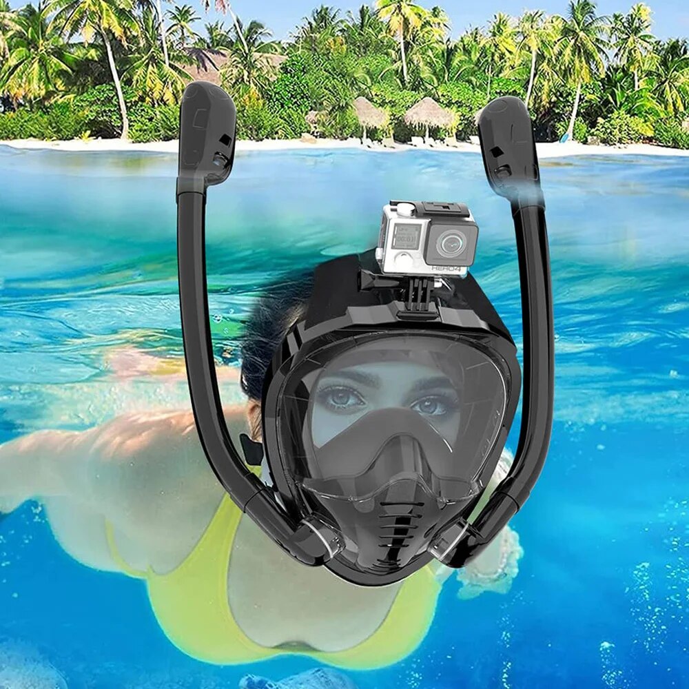 Full Face Snorkel Mask 180°Pan - огляд і ціна Snorkel Mask Full Face