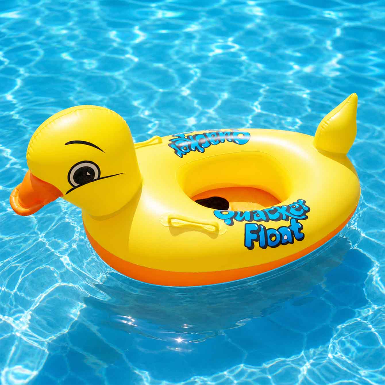 1PC Inflatable Duck Pool Float - огляд і ціна Pool Float Ring Inflatable
