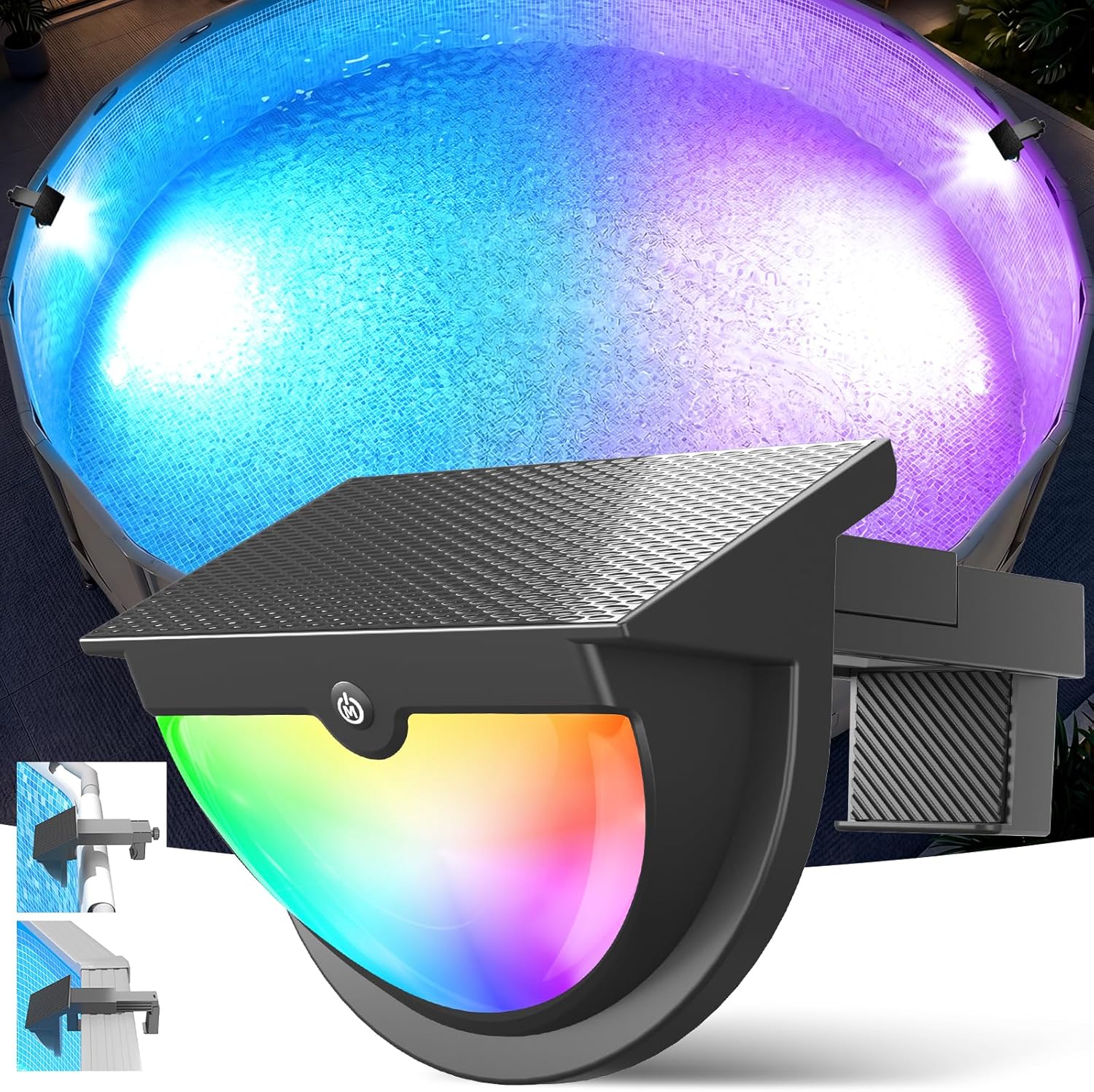 Solar Pool Lights All Season M - огляд і ціна Pool Light Solar Rechargeable