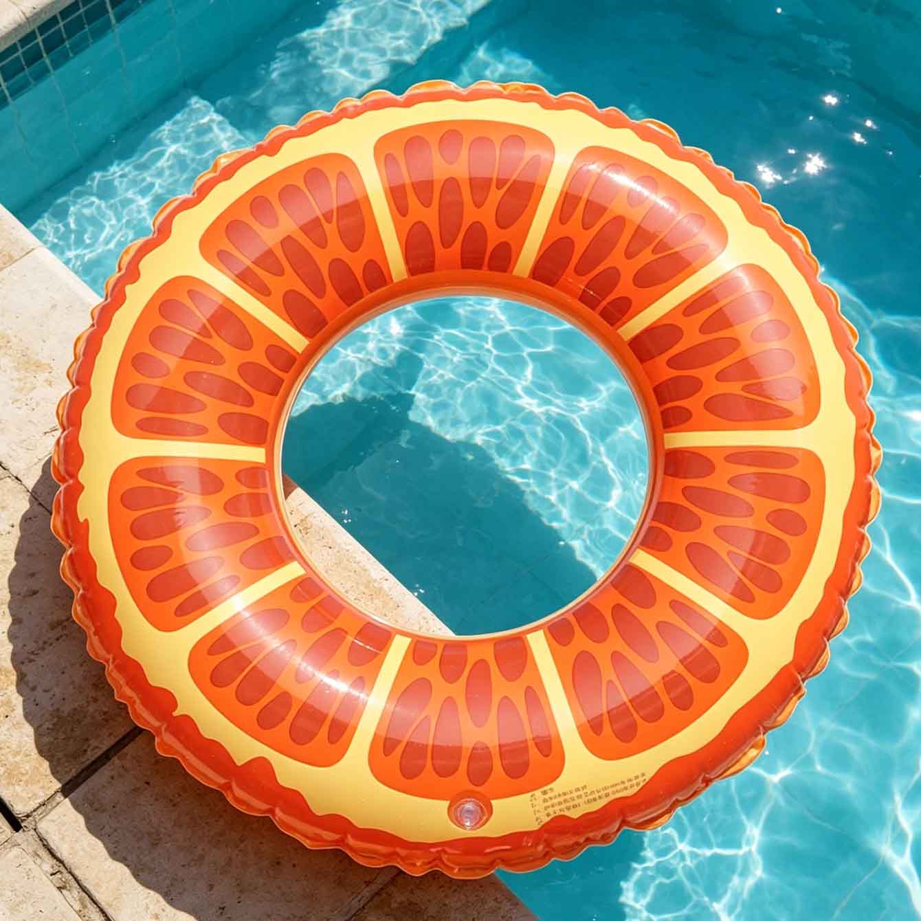 1PC Orange Slice Inflatable Sw - огляд і ціна Pool Float Ring Inflatable