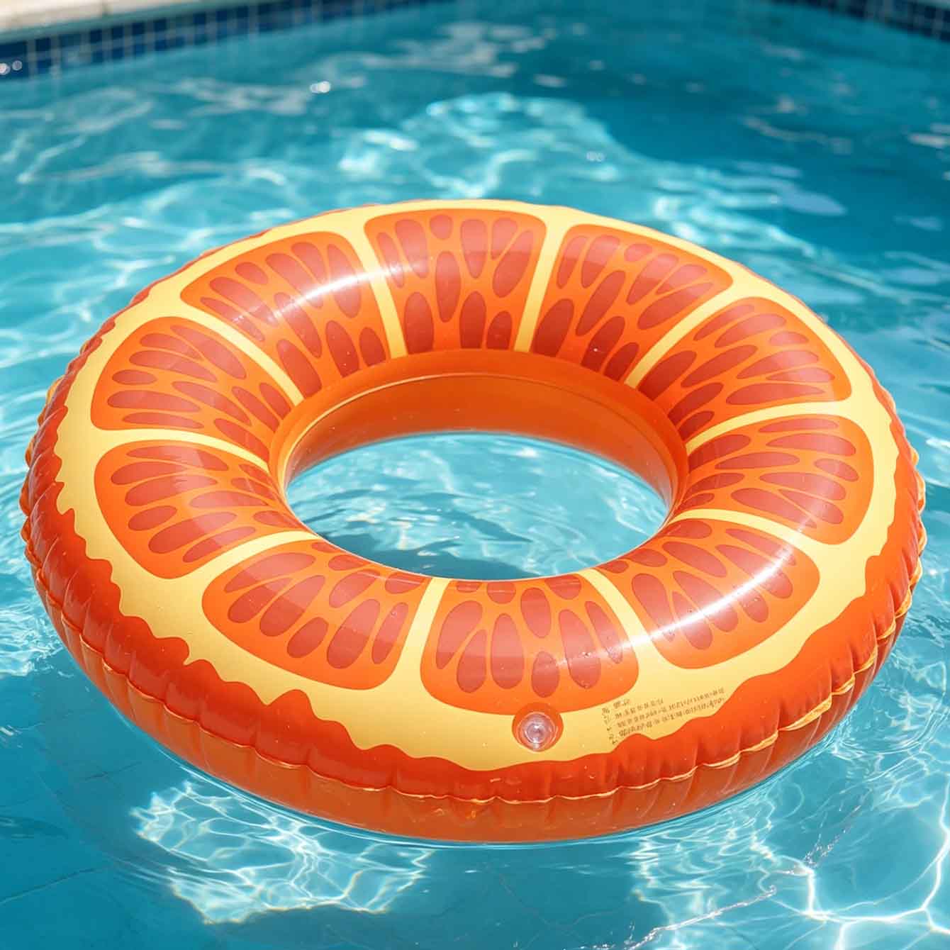 1PC Orange Slice Inflatable Sw - огляд і ціна Pool Float Ring Inflatable
