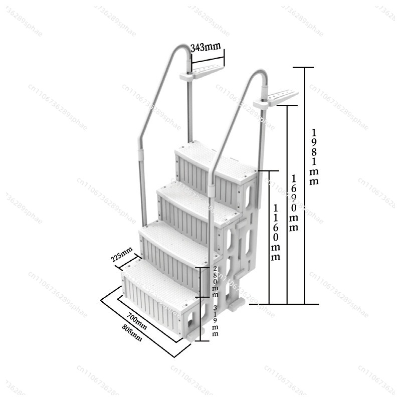 With Ladder Plastic Above Grou - огляд і ціна Pool Ladder Above Ground