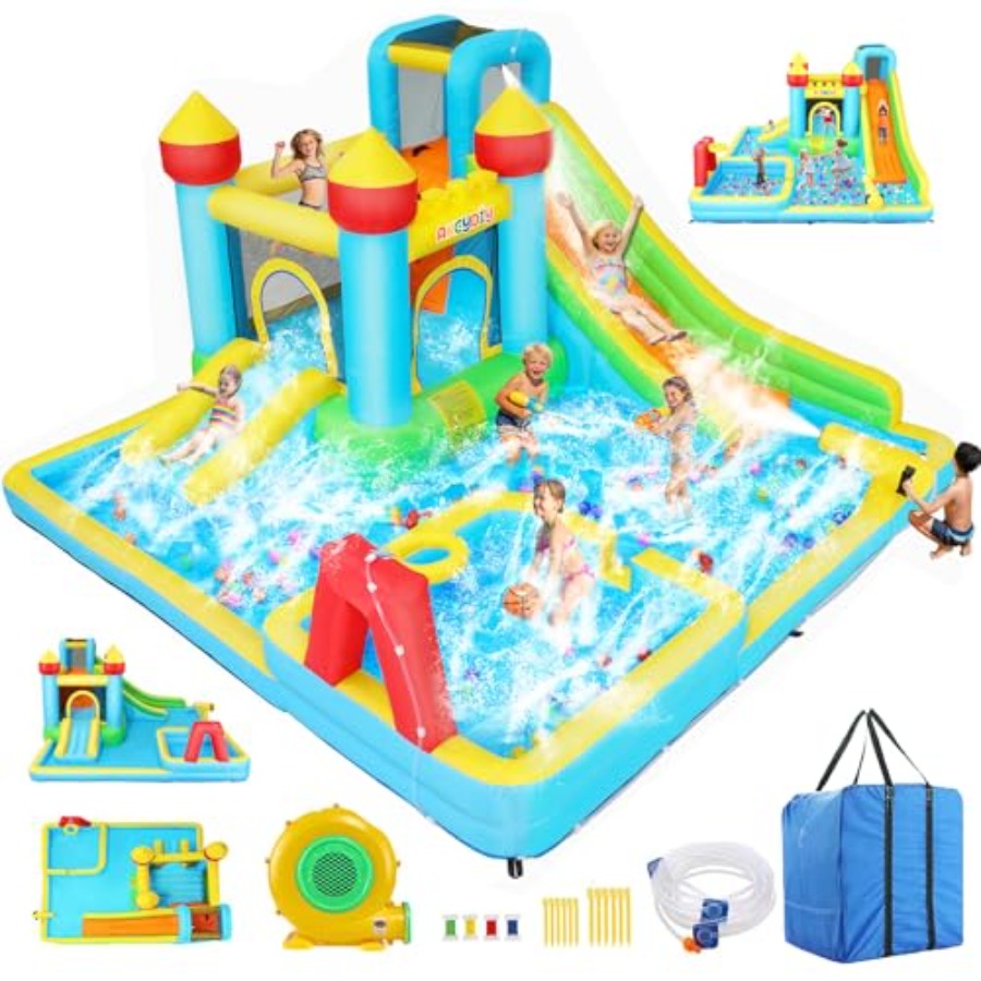 Outdoor/Indoor Bounce House Wa - огляд і ціна Water Slide Inflatable