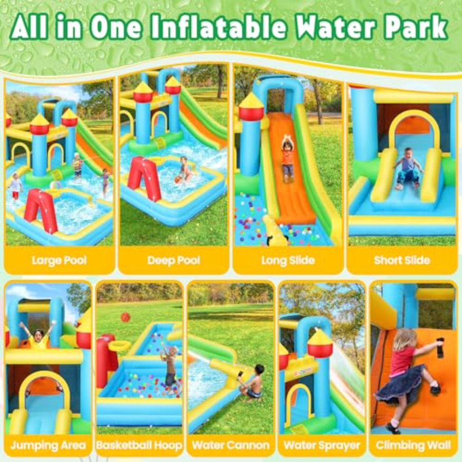 Outdoor/Indoor Bounce House Wa - огляд і ціна Water Slide Inflatable