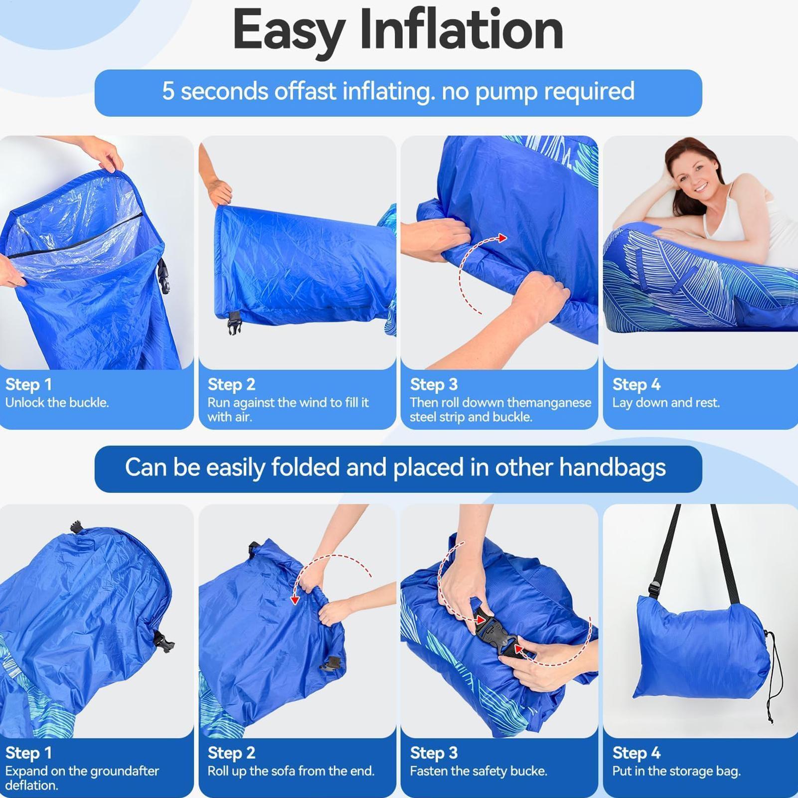 Inflatable Lounger with Sunsha - огляд і ціна Pool Lounger Inflatable