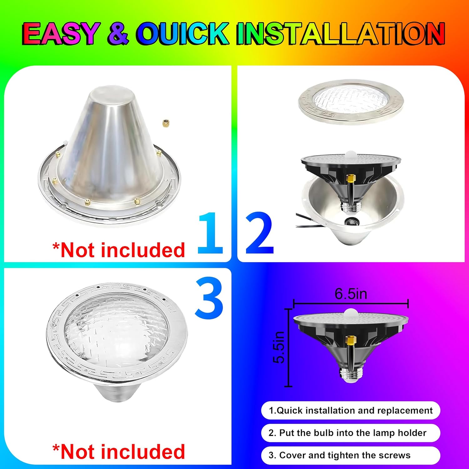 Solar Pool Lights All Season M - огляд і ціна Pool Light Solar Rechargeable