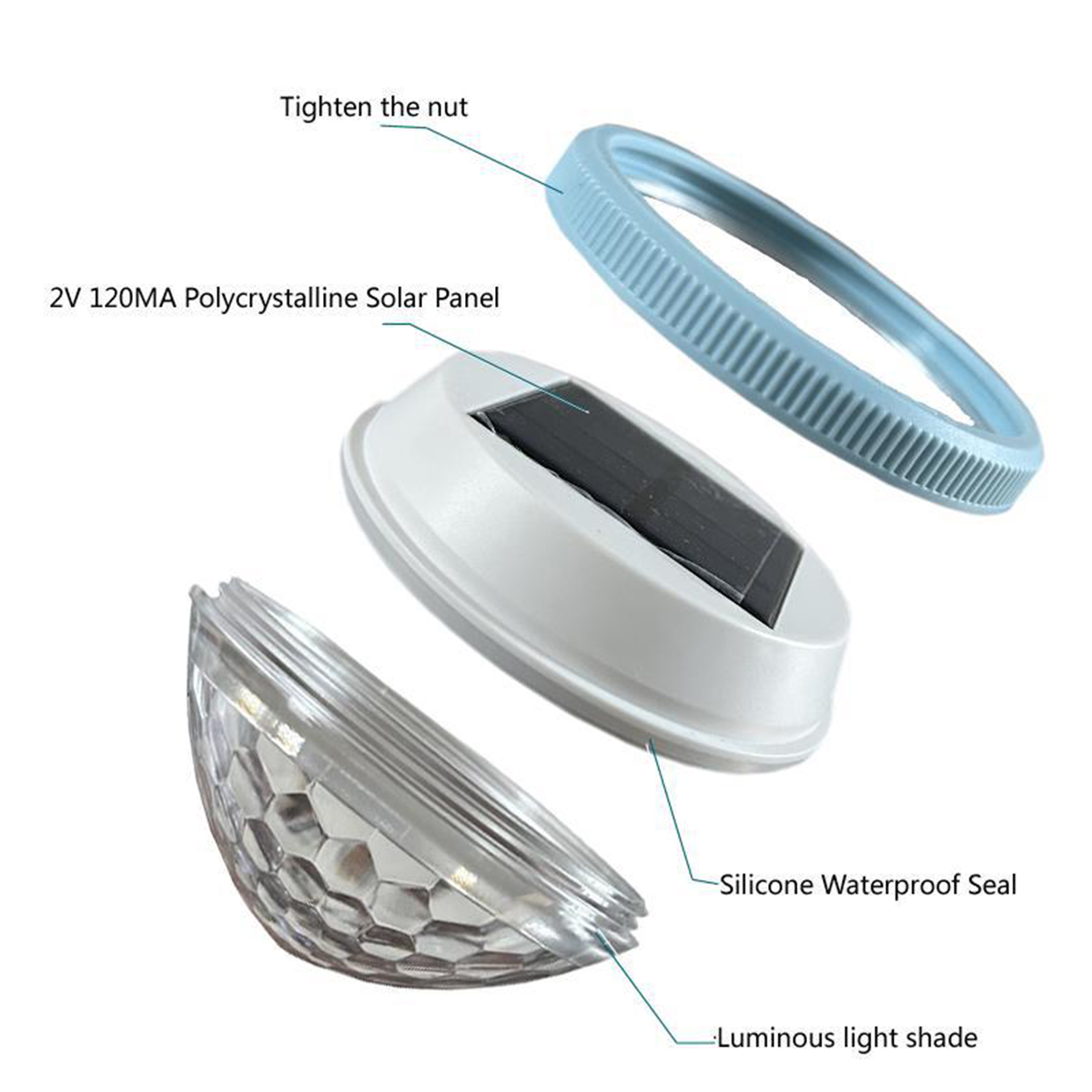 Solar Floating Pool Light Rech - огляд і ціна Pool Light Solar Rechargeable