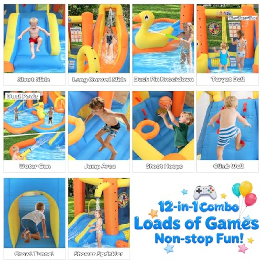 Backyard inflatable water park - огляд і ціна Water Slide Inflatable