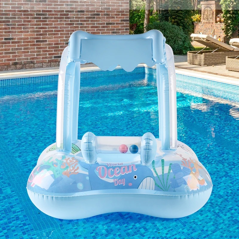 Inflatable Pool Float Lounger  - огляд і ціна Pool Float Ring Inflatable