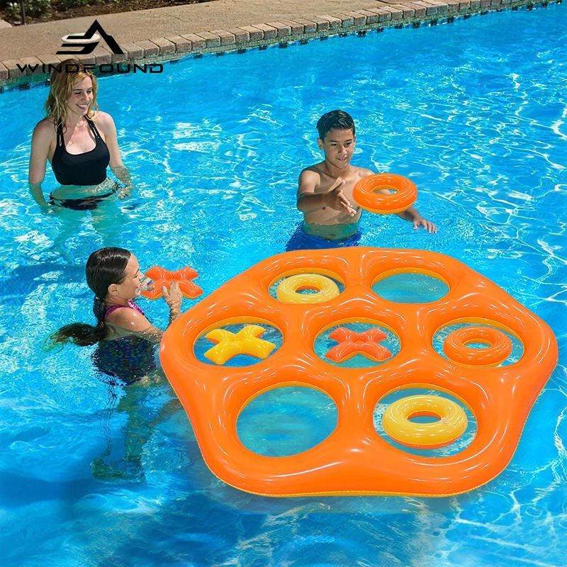 Inflatable Hexagon Ring Toss P - огляд і ціна Pool Float Ring Inflatable