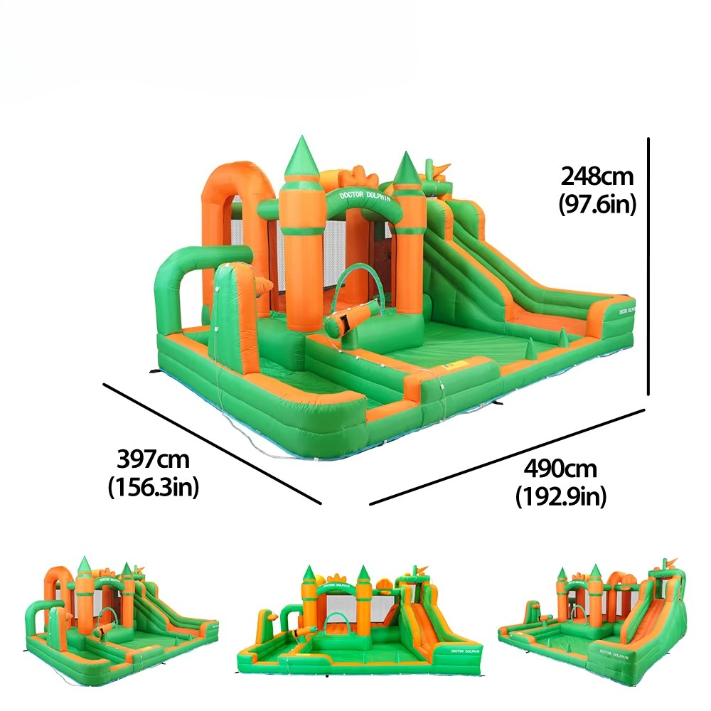 Kids' Inflatable Bouncy Castle - огляд і ціна Water Slide Inflatable