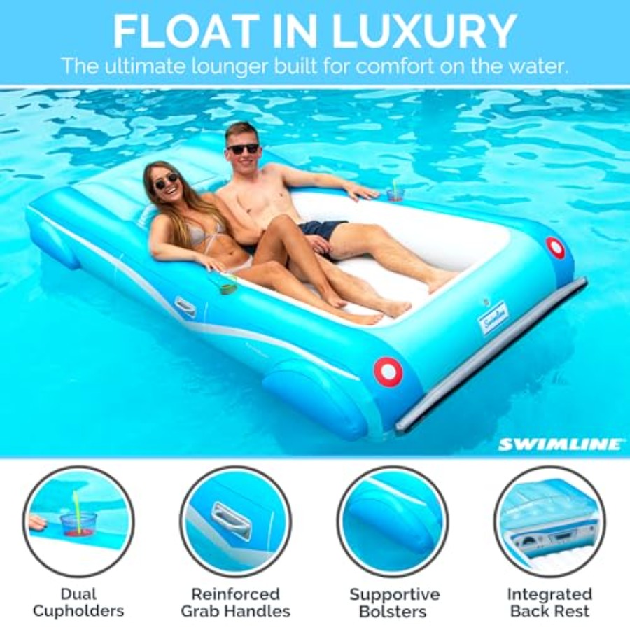 Inflatable Swimming Pool Float - огляд і ціна Pool Lounger Inflatable