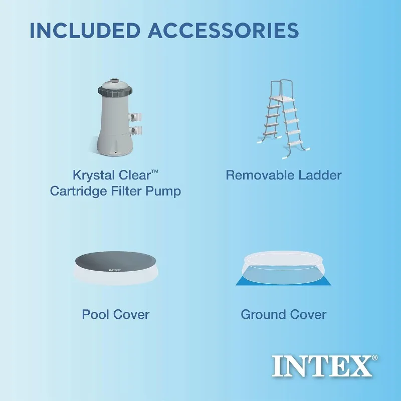 Intex Easy Set 18 Foot by 48 I - огляд і ціна Pool Ladder Above Ground