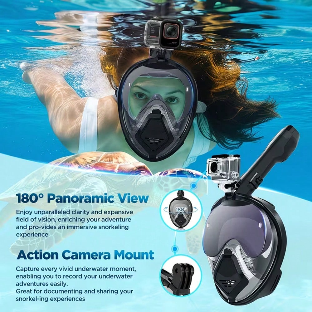Devilfish Full Face Snorkel Ma - огляд і ціна Snorkel Mask Full Face