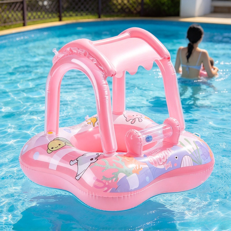 Inflatable Pool Lounger Float  - огляд і ціна Pool Float Ring Inflatable