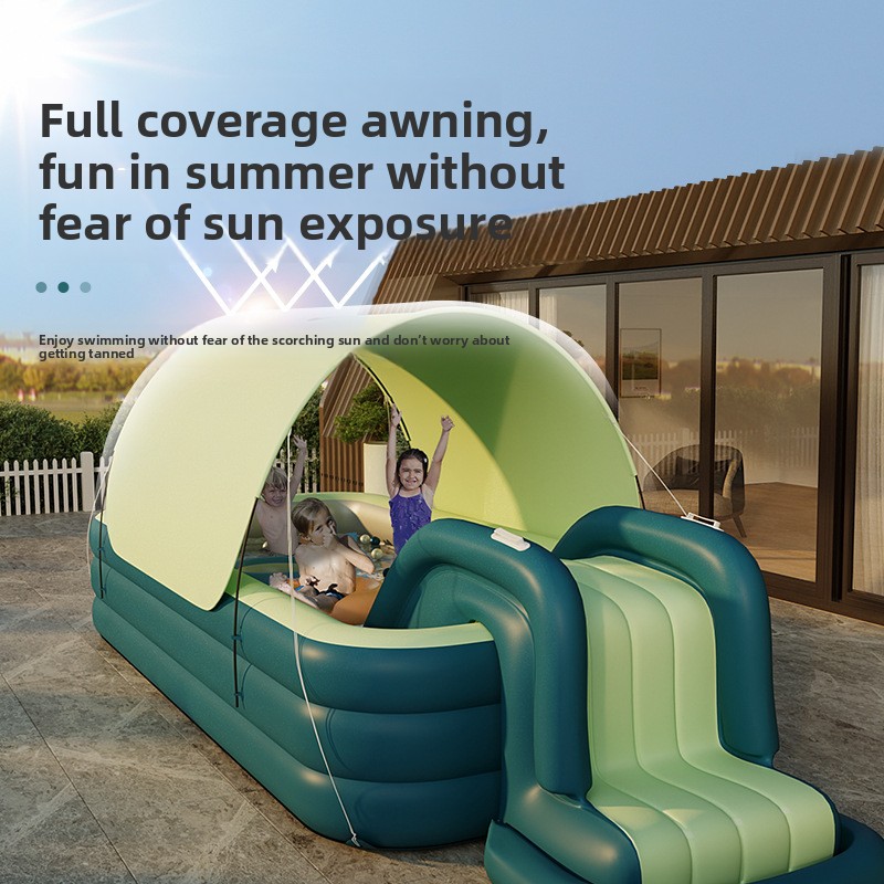 Inflatable Kiddie Pool with Sl - огляд і ціна Water Slide Inflatable
