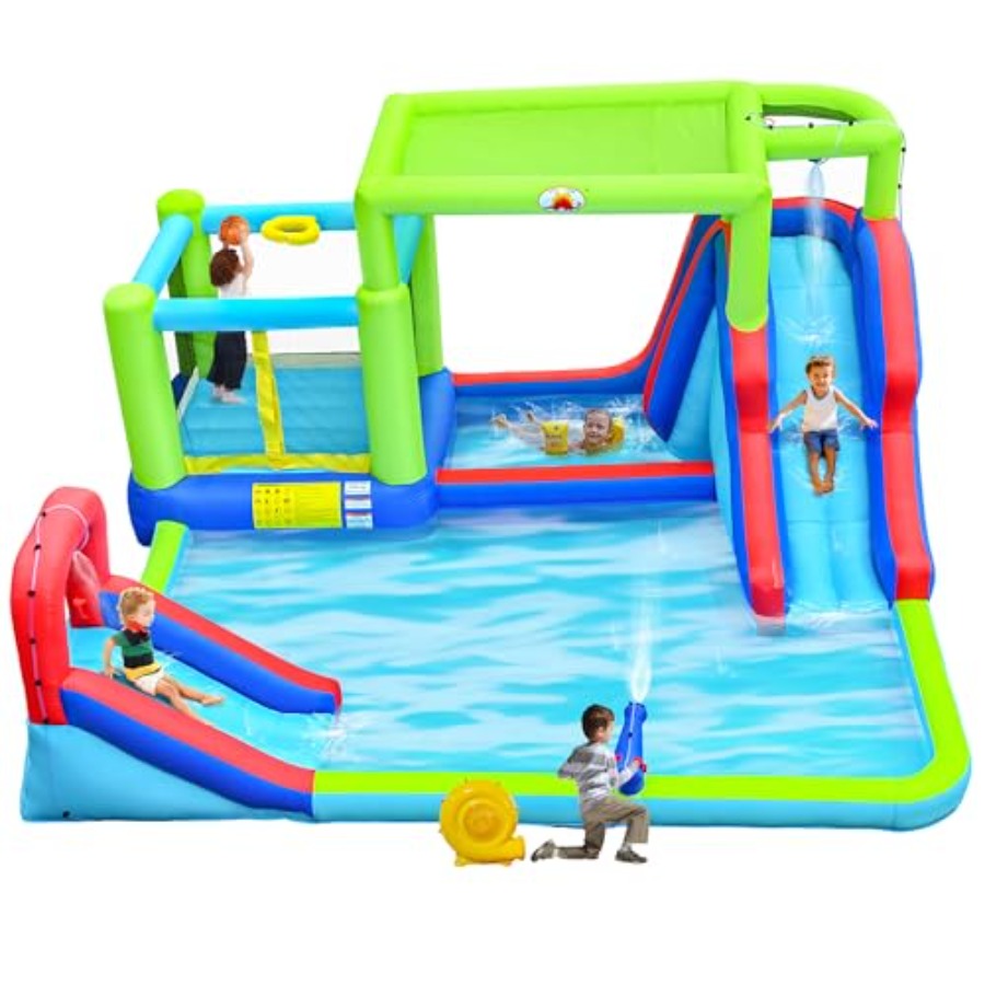 Inflatable Water Slide Water P - огляд і ціна Water Slide Inflatable