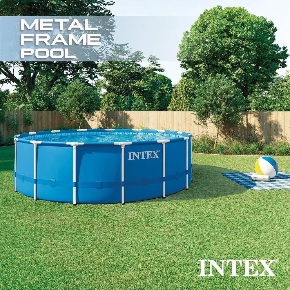 15' x 48 Round Above Ground Po - огляд і ціна Pool Ladder Above Ground
