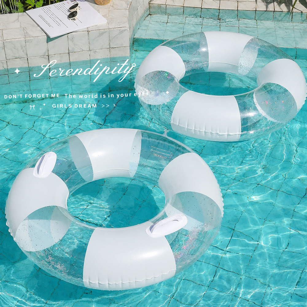 Transparent  Swimming Ring Adu - огляд і ціна Pool Float Ring Inflatable