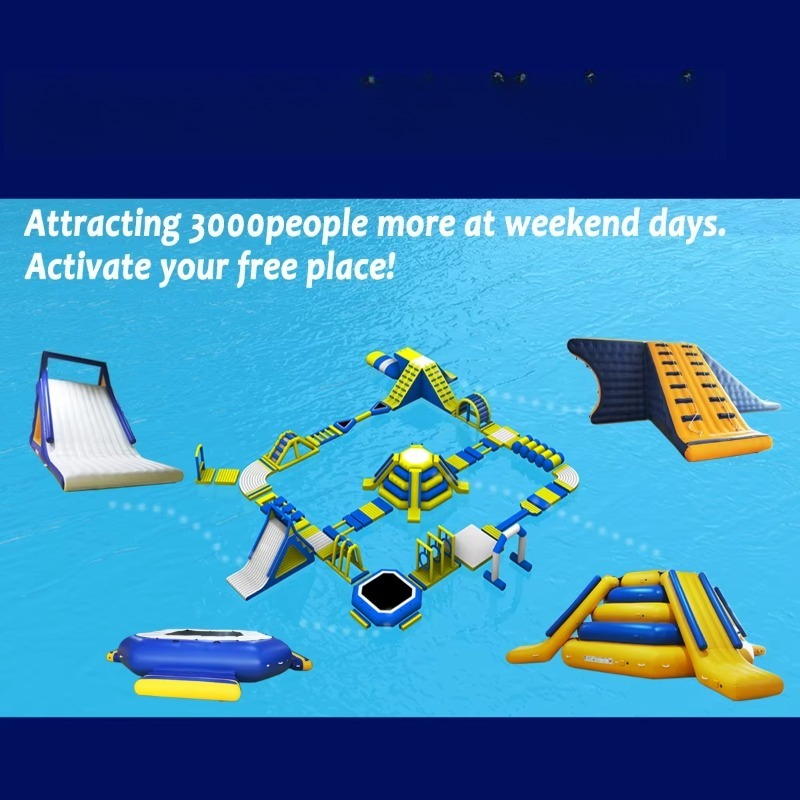 Inflatable Aqua Park Commercia - огляд і ціна Water Slide Inflatable