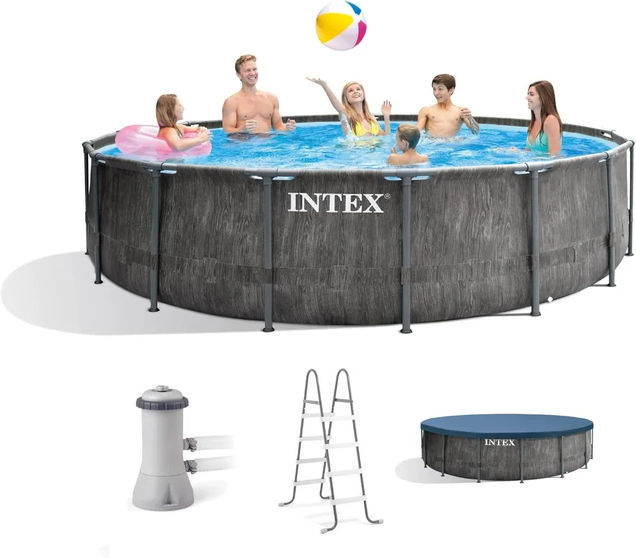 Intex Greywood Prism Frame 15' - огляд і ціна Pool Ladder Above Ground
