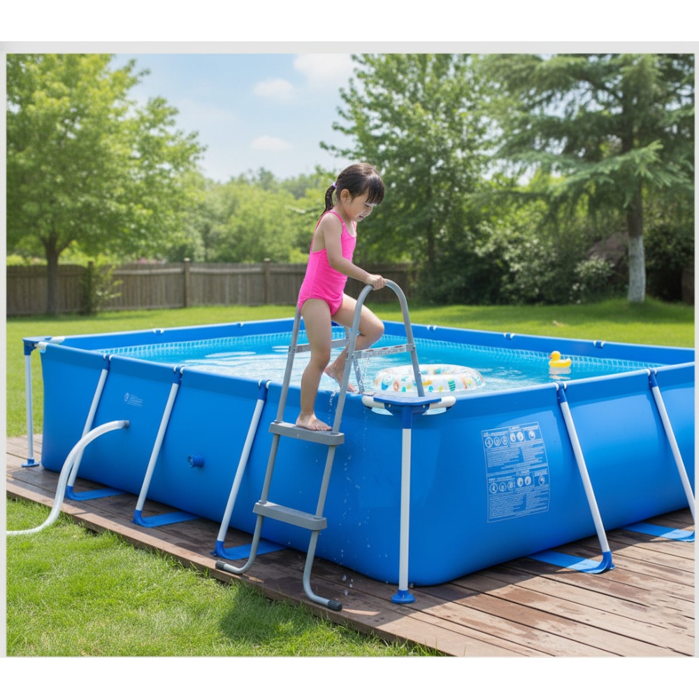 Reinforced Pool Entry Step Lad - огляд і ціна Pool Ladder Above Ground
